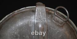 WWI US Army M1910 Meat Can Mess Kit 1918 Anchor France French Made AEF, Scarce