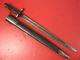 WWI US Army M1917 Bayonet & 1st Pat Leather Scabbard Winchester M1917 Enfield