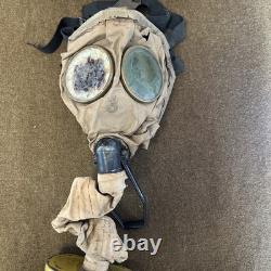 WWI US Army M1917 SBR Gas Mask With Filter and Documentation D-7