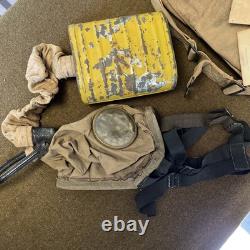 WWI US Army M1917 SBR Gas Mask With Filter and Documentation D-7