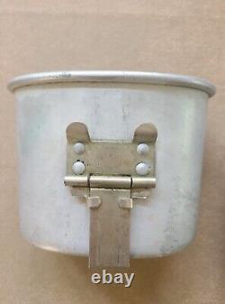 WWI US Army Mounted Cavalry Canteen with Cover & Cup 1918 RARE, All Original