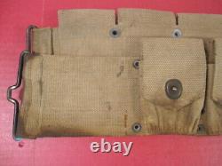 WWI US Army Mounted M1918 Cartridge Belt M1903 Springfield Rifle Russell 1918