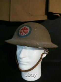 WWI US Army Quartermaster Corps Corporal Advanced Sector French Uniform & Helmet