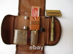 WWI US Army Shaving Kit AutoStrop Valet Set Complete Officer Private Purchase