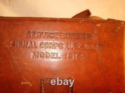 WWI-US Army Signal Corps -SERVICE BUZZER-Model 1914-American Electric Co