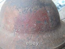 WWI US Army Soldier's Doughboy HELMET, Painted, Camo, Camoflauge