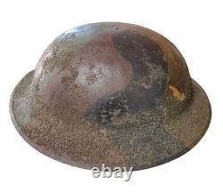 WWI US Camo'd Helmet MTC
