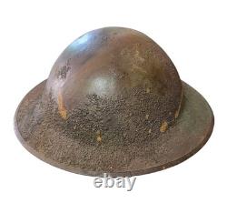 WWI US Camo'd Helmet MTC