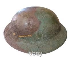 WWI US Camo'd Helmet MTC
