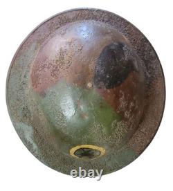 WWI US Camo'd Helmet MTC