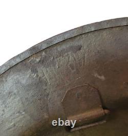 WWI US Camo'd Helmet MTC