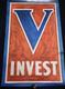 WWI US Home Front INVEST V Fifth Liberty Loan Poster Strobridge Litho 29 x 19 In