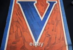 WWI US Home Front INVEST V Fifth Liberty Loan Poster Strobridge Litho 29 x 19 In