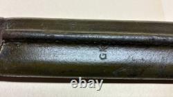 WWI US M1905 Bayonet Remington 1913 FULL 17 Blade M1917 Leather Scabbard
