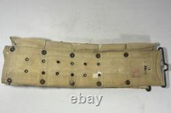 WWI US M1910 Cartridge Belt-Winter Camo Painted -Original