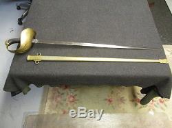 WWI US MODEL 1913 PATTON CAVALRY SABER SWORD-SPRINGFIELD ARMORY-DATED 1914