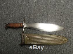 WWI US MOD 1917 CT BOLO KNIFE With EXPERIMENTAL STEEL SHEATH-DATED 1918