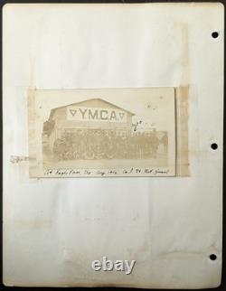 WWI US Soldier Archive Dog Tag Aurania Troopship Photo Border Service Display