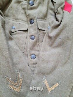 WWI U. S. 5th infantry Division Signal Corps Army Doughboy Uniform Tunic WW1