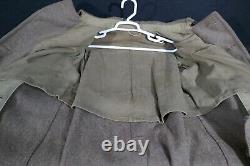 WWI U. S. Army Enlisted Wool Trench Coat Overcoat'Cohen Endel & Co' 1918, Issued