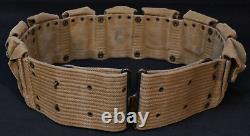 WWI U. S. Army M1903 Rimless Eagle Snap 9 Pocket Cartridge Belt, Early Production