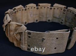 WWI U. S. Army M1903 Rimless Eagle Snap 9 Pocket Cartridge Belt, Early Production