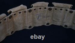 WWI U. S. Army M1903 Rimless Eagle Snap 9 Pocket Cartridge Belt, Early Production