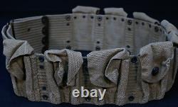 WWI U. S. Army M1903 Rimless Eagle Snap 9 Pocket Cartridge Belt, Early Production