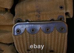 WWI U. S. Army M1903 Rimless Eagle Snap 9 Pocket Cartridge Belt, Early Production