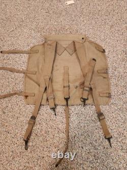 WWI U. S. Army M1910 Infantry Haversack Backpack Perkins Campbell 1917 Original