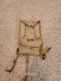 WWI U. S. Army M1910 Infantry Haversack Backpack Perkins Campbell 1917 Original