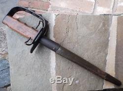 WWI U. S. L. F. &C. 1917 Trench Knife withJewell 1918 Scabbard
