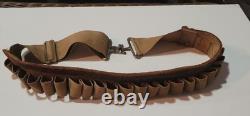WWI U. S. Mills 12 Gauge Shotgun Shell Belt 25 Loops Original Military Issue