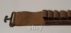 WWI U. S. Mills 12 Gauge Shotgun Shell Belt 25 Loops Original Military Issue