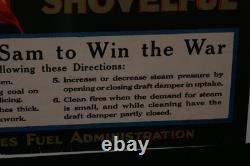 WWI'Uncle Same Needs That Extra Shovel Full' Poster 27 3/4 x 20 Latham NY