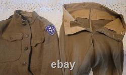 WWI Uniform- 79th Lorraine DIV With pants- CPL Stripes