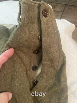 WWI Uniform Coat Pants Shirt Hat Buttons Military World War 1 WW1 Wool Original