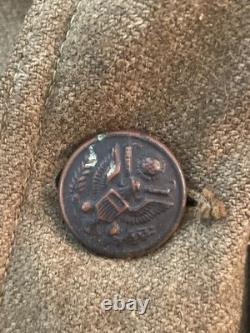 WWI Uniform Coat Pants Shirt Hat Buttons Military World War 1 WW1 Wool Original