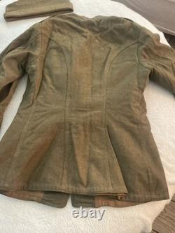 WWI Uniform Coat Pants Shirt Hat Buttons Military World War 1 WW1 Wool Original