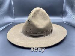 WWI WW1 US AEF M1911 Campaign Hat! Dated 1917