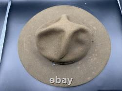 WWI WW1 US AEF M1911 Campaign Hat! Dated 1917