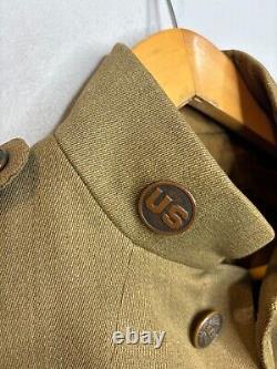WWI WW1 US Army Infantry Division Multi Patched USA Made Uniform Jacket