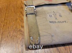 WWI WW1 US Army Medical Medic Doctors Kit Surgical Roll Eagle Snap