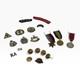 WWI WWII British Army Medal Badge Lancashire Fusiliers REME RAMC 1916 Lg Lot