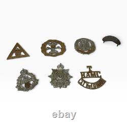 WWI WWII British Army Medal Badge Lancashire Fusiliers REME RAMC 1916 Lg Lot