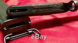 Wwi Wwii Original Us M1905 Sa 1911 M1 Garand Bayonet & Scabbard