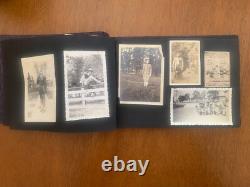 WWI WWII Photo Album + Ephemeral-Programs-Menu-Painted Patch-Poems-38 Photos++