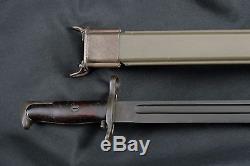 WWI/WWII Springfield Armory 1918 Marked M1905 1903/M1 Garand Bayonet & Scabbard