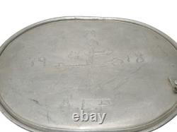 WWI WWII US Military Trench Art 79th Division Engraved Mess Kit 1944 New Guinea