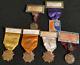 WWI / WWII Veteran of Foreign Wars 5 VFW Medals Indiana GLENN SUMMERS 113 ENG CB